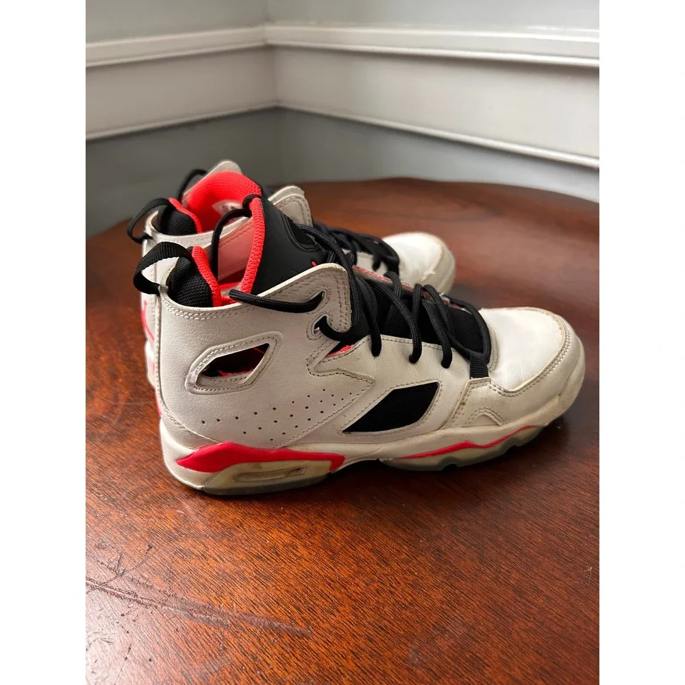 Jordan 6-17-23 White Infrared Black Kids Basketball Shoes DC7330-106